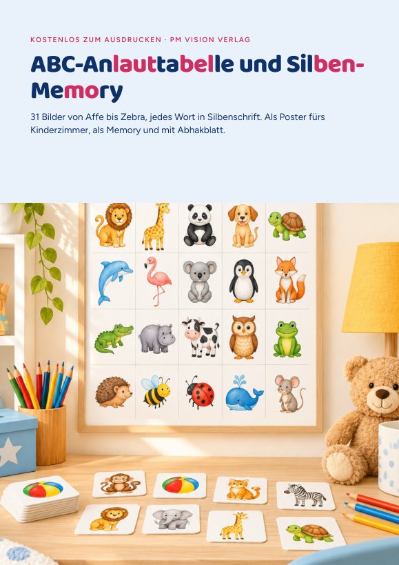 Vorschau: ABC-Anlauttabelle und Silben-Memory