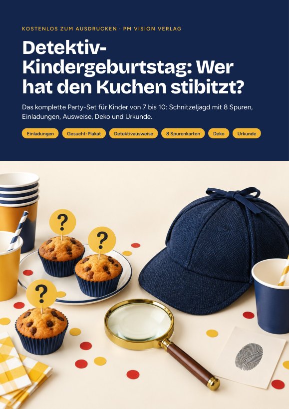 Vorschau: Party-Set: Wer hat den Kuchen stibitzt?