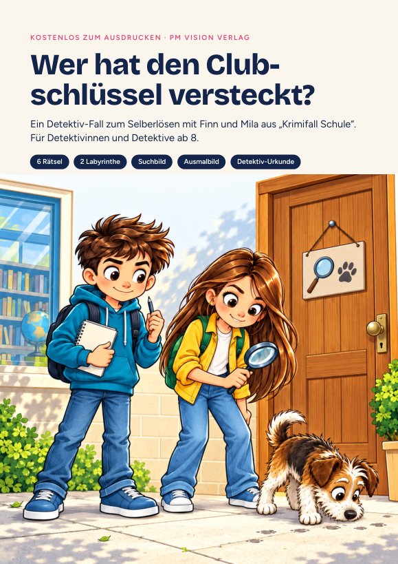 Vorschau: Detektiv-Rätsel: Wer hat den Clubschlüssel versteckt?