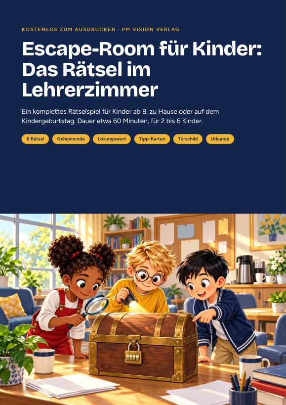 Vorschau: Escape-Room „Das Rätsel im Lehrerzimmer“
