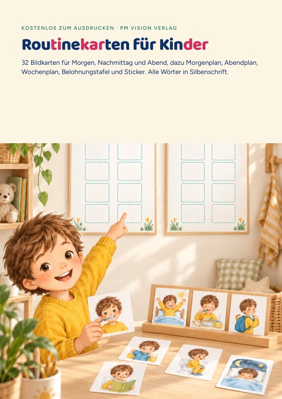 Vorschau: Routinekarten für Kinder