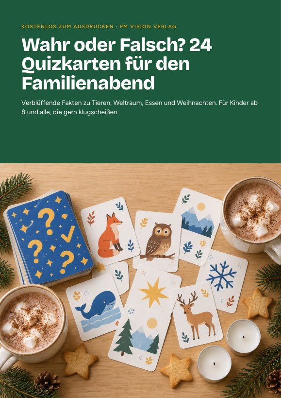 Vorschau: Wahr oder Falsch? 24 Quizkarten