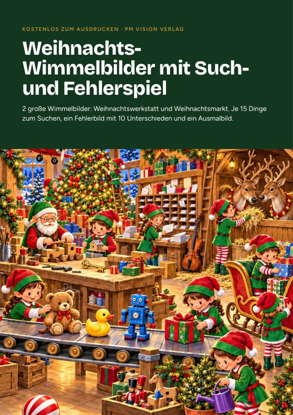 Vorschau: 2 Weihnachts-Wimmelbilder