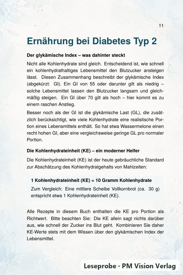 Beispielseite 1 aus Diabetes Kochbuch Airfryer Edition