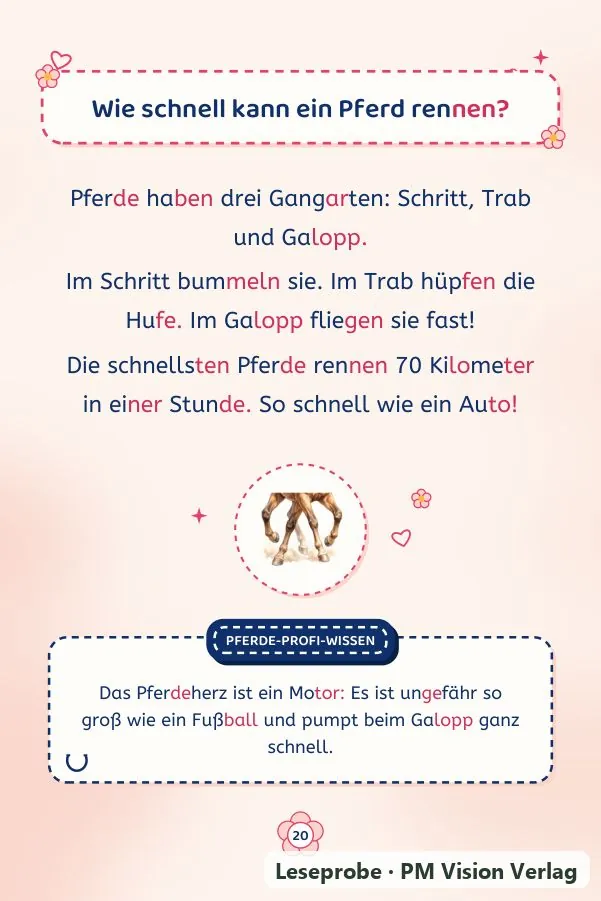 Beispielseite 2 aus Mein XXL Pferde Faktenbuch