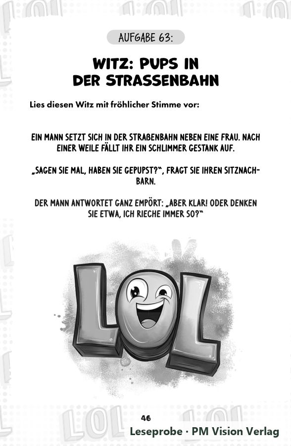Beispielseite 4 aus LOL Nicht-Lachen-Challenge