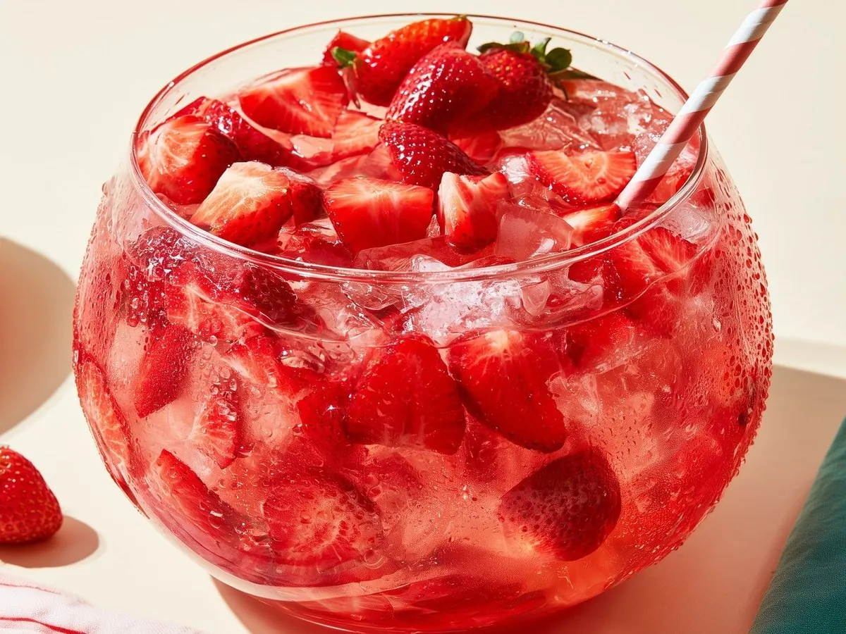 Erdbeerbowle alkoholfrei